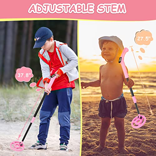 OMMO Metal Detector, Adjustable 27.5”-37.8” Metal Detector for Kids with Intuitive LCD Display, Lightweight Kids Metal Detectors with 6” Search Coil for Exploration Hiking - Image 4