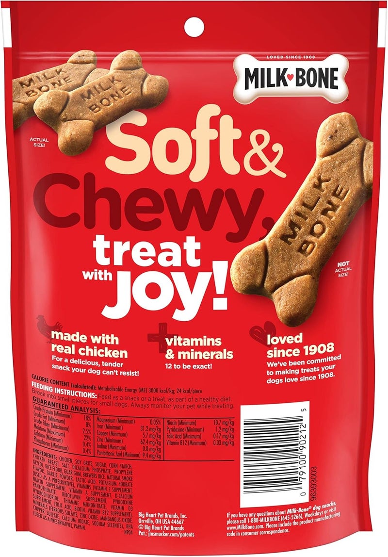Milk-Bone Soft & Chewy Chicken Recipe Dog Treats - 5.6-Ounce Pouches (Pack of 10) - Image 4