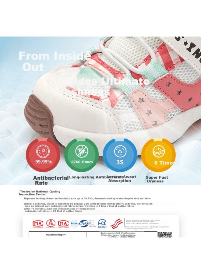 Kids.ing Kedi Star Baby Sports Shoes Spring And Autumn Children's Boys And Girls Toddler Functional Soft Sole Running Shoes - Image 2