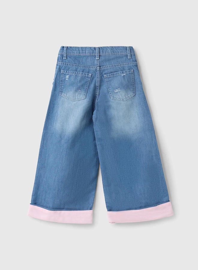 CN Jeans wear Kids Girls Summery Trousers Light Jeans - Image 2