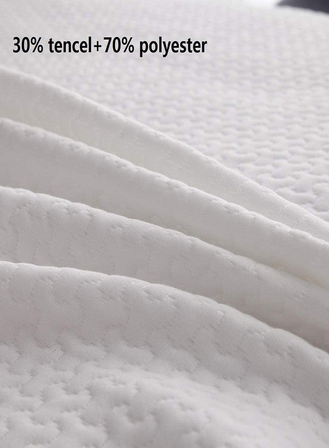 Castle Fairy طقم غطاء سرير بتصميم منارة بحرية مستوحى من قلعة خيالية، مقاس كوين، طقم لحاف شاطئي مكون من 3 قطع، مناسب لغرف الأطفال والمراهقين والبالغين، طقم مفروشات سرير بتصميم نباتي كلاسيكي، غطاء لحاف، و2 غطاء وسادة. - Image 5