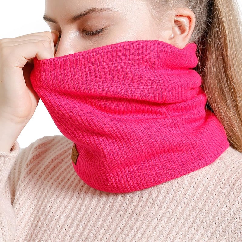 NovForth Winter Neck Warmer Men Ski, Neck Gaiter Face Scarf Women, Fleece Scarf for Men Gaiter Mask, Thick Windproof Scarves - Image 5