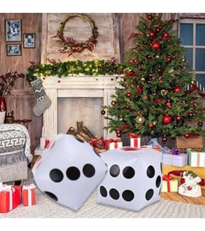 Giant Inflatable Dice For Indoor Outdoor Board Games Lawn Pool 1pc - Image 2
