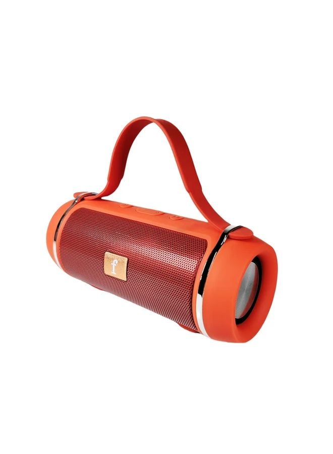 Red Portable Wireless Speaker With TF Card USB Playback High Volume Long Battery Compact Design - Image 1