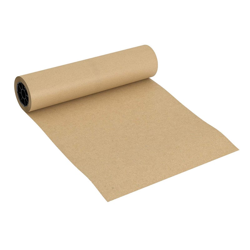 JIA INDUSTRIES JIA INDUSTRIES 32 Inch Kraft Liner Paper Roll Brown Paper roll 5 Meter 