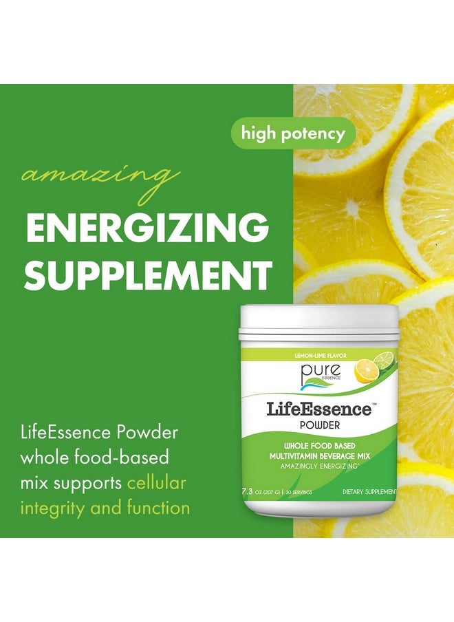PURE ESSENCE LABS - Lifeessence Multivitamin Powder For Men And Women Natural Herbal Supplement With Vitamin D3 B12 And Biotin Energizing Whole Food Based Powder Mix 7.3 Oz - Image 1