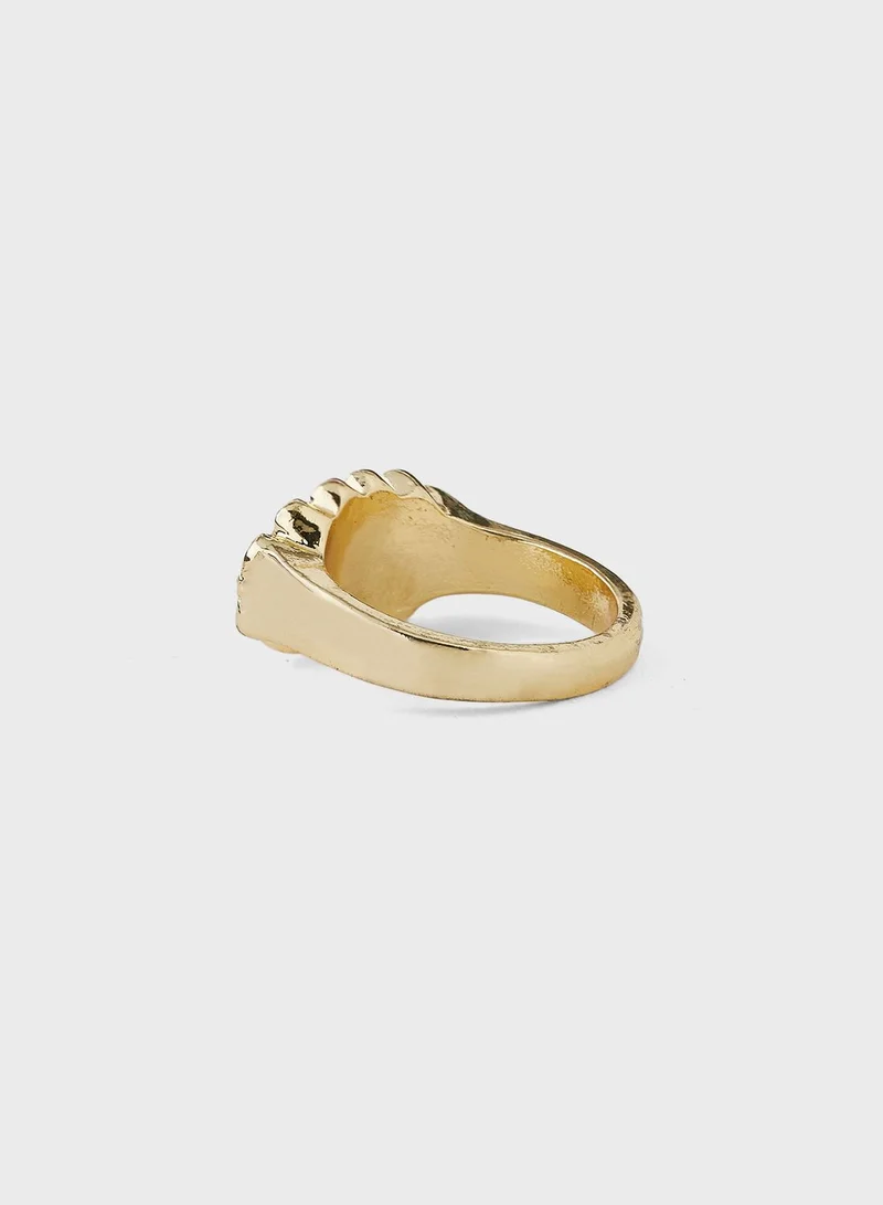 Khizana Evil Eye Rhinestone Ring
