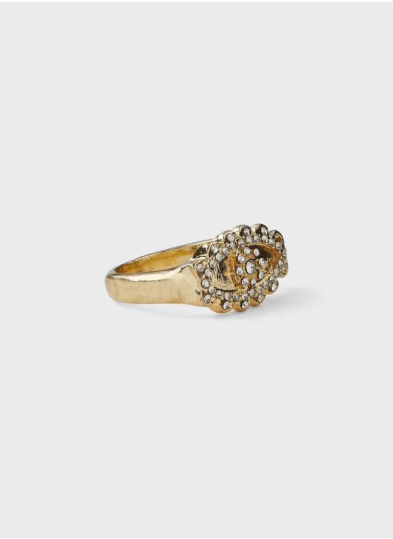 Khizana Evil Eye Rhinestone Ring