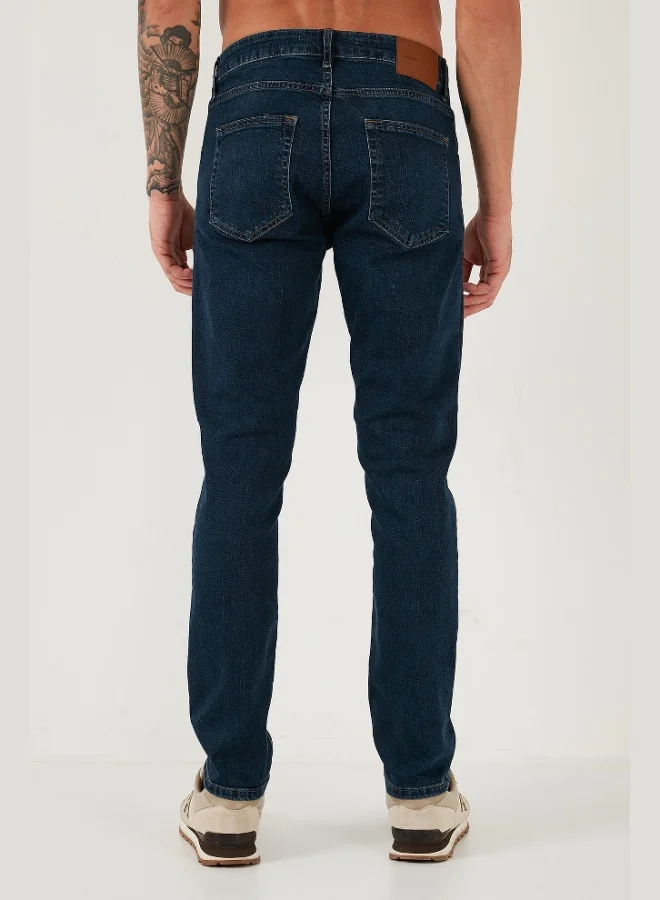 Buratti  Buratti Cotton Regular Fit Normal Waist Straight Leg Jeans Men's JEANS 2203C28PARMA for Men | Best Price UAE