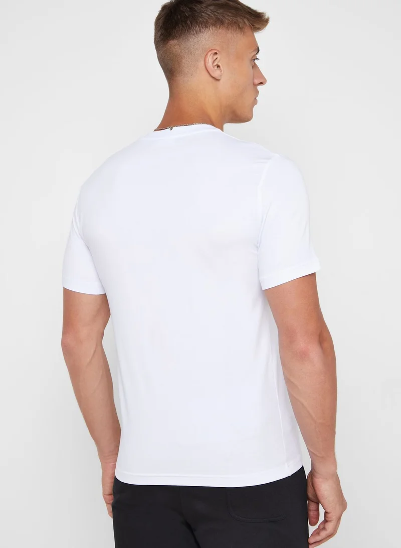 Love Moschino Peace Logo Crew Neck T-Shirt