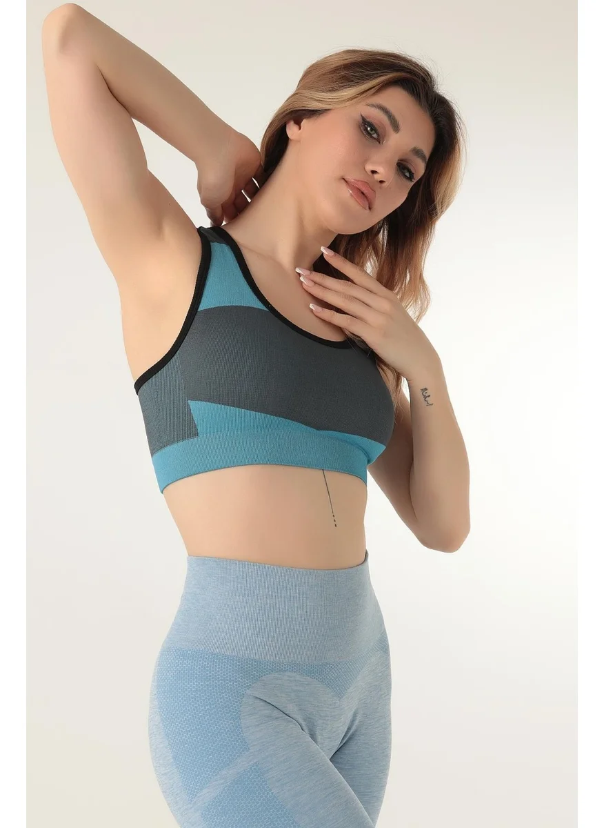 DoReMi Swim Thick Strap Ribbed Sports Bra