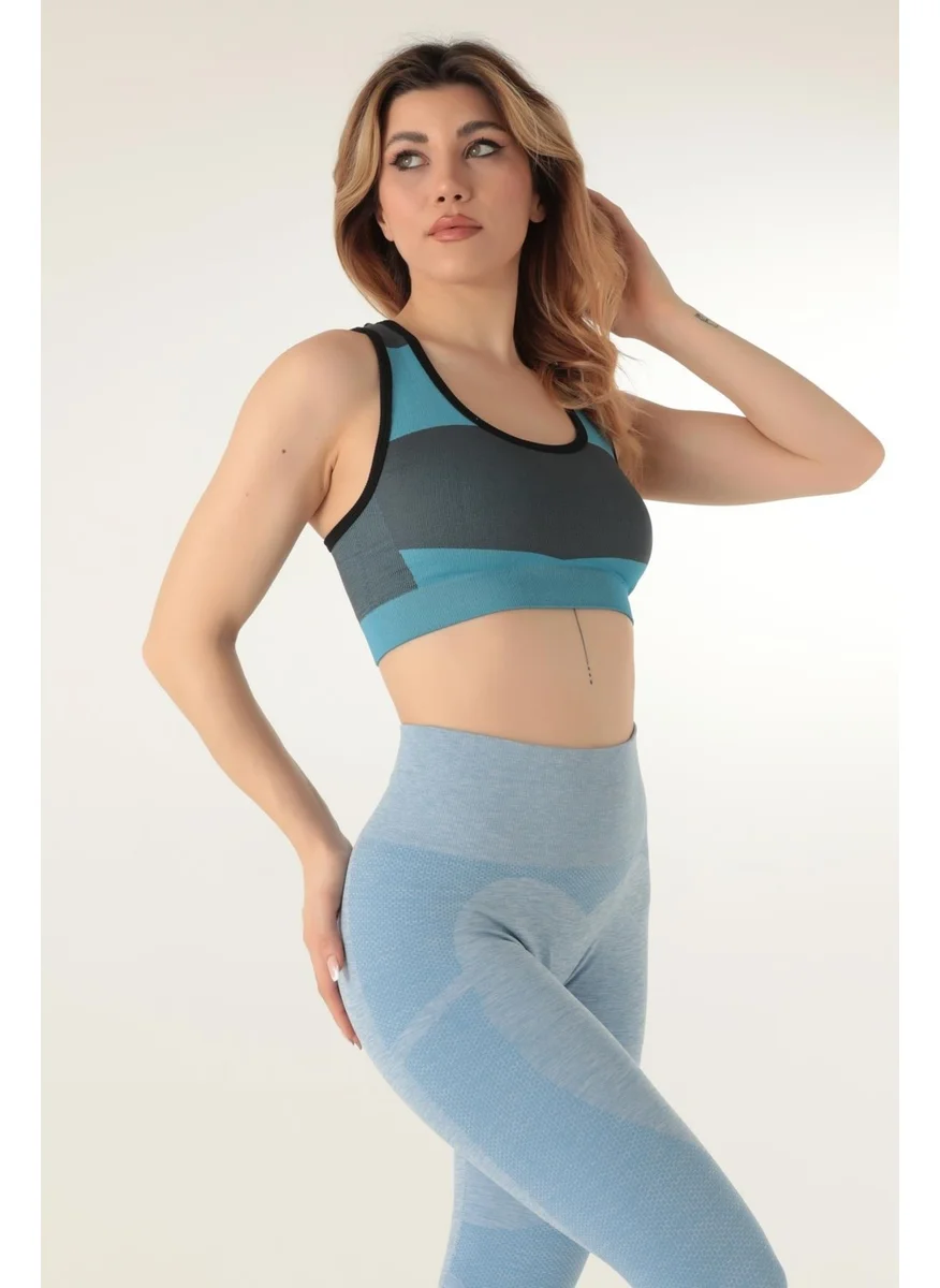 DoReMi Swim Thick Strap Ribbed Sports Bra