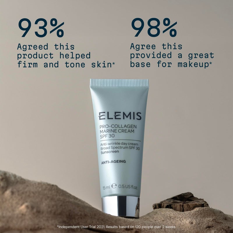 ELEMIS Pro-Collagen Marine Cream SPF 30, Lightweight Anti-Wrinkle Daily Facial Moisturizer - Image 5