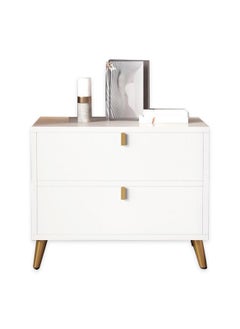 Sharpdo European-style Light Luxury Bedside Table with Drawers 48*40*53cm
