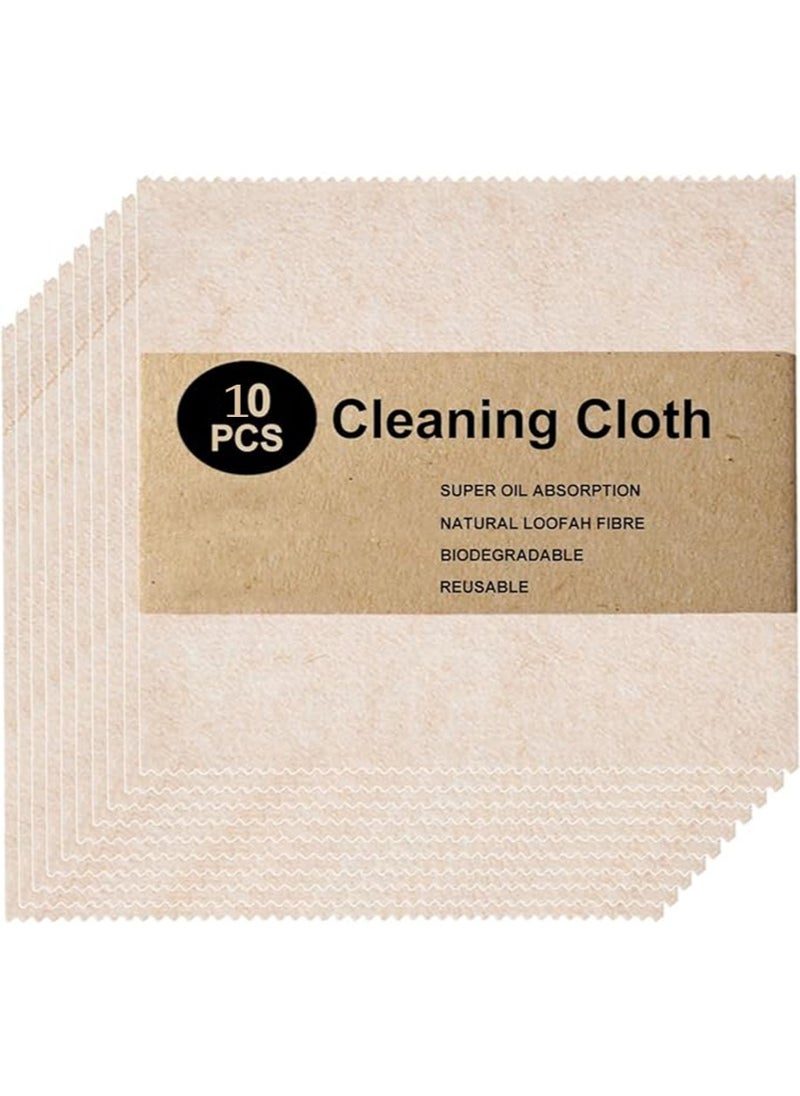 yIFeNG 10 Pack Microfiber Cleaning Cloth, Kitchen Dish Cloths Reusable Kitchen Towels, Non-Scratch Fast Drying Kitchen Cleaning Cloths Dishrag Washing Pot Rags Kitchen Towels for Home  - Image 1