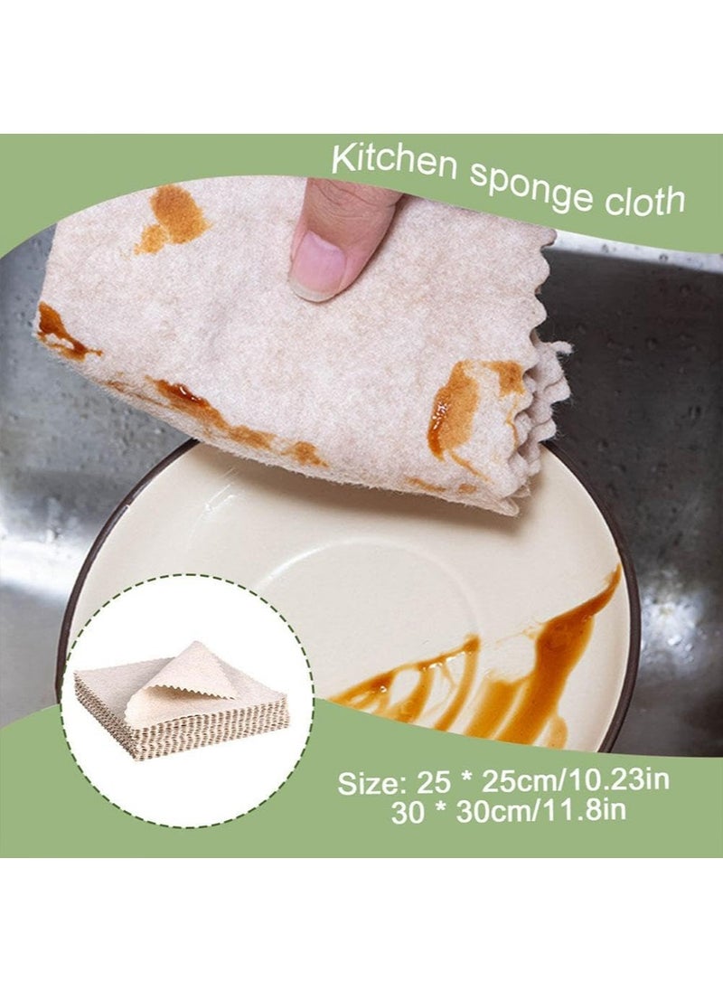 yIFeNG 10 Pack Microfiber Cleaning Cloth, Kitchen Dish Cloths Reusable Kitchen Towels, Non-Scratch Fast Drying Kitchen Cleaning Cloths Dishrag Washing Pot Rags Kitchen Towels for Home  - Image 4