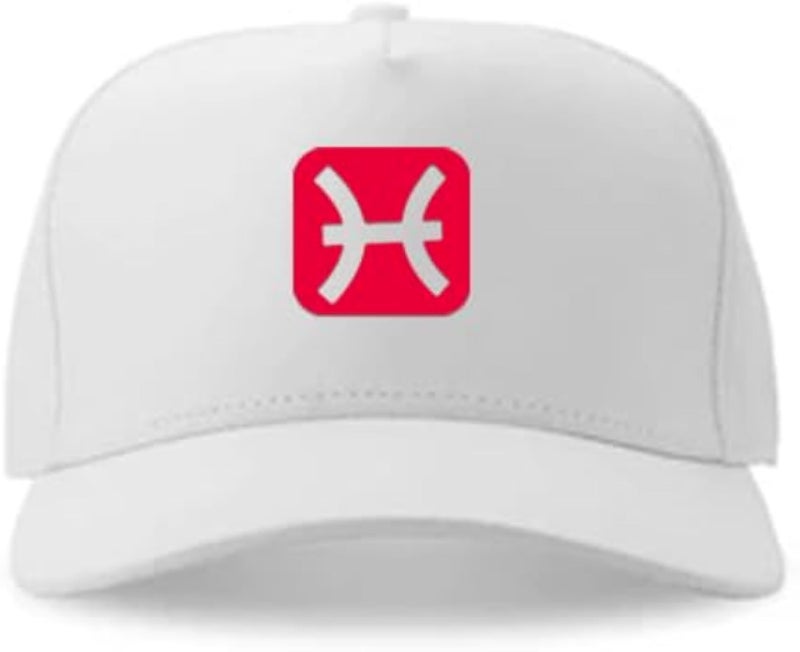 CAP (WHITE) Logo Red for men and women with sun protection.sports cap with distinctive shapes (18)