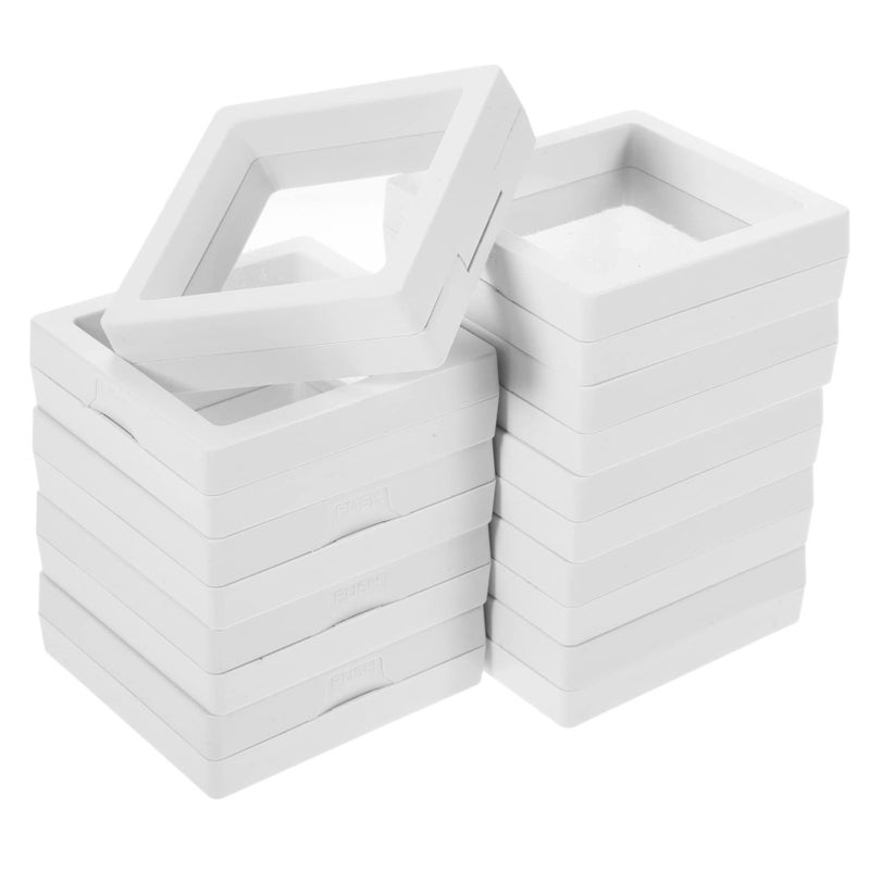 Compact Earrings Storage Organizer Case 10pcs Jewelry Display Rack for Home Shop - Image 2