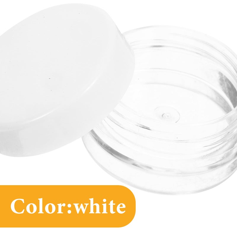 20Pcs 3G White Cosmetic Cream Jars with Lids Portable Lotion Containers for Skincare Samples Travel - Image 4