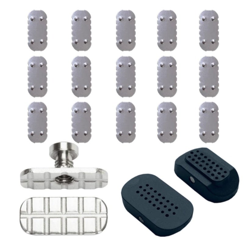 P3 Replacement Parts: Silver Precision Cut Tool-Free Installation - 19-Piece Perfect Fit Spare Parts for Car Repair Maintenance