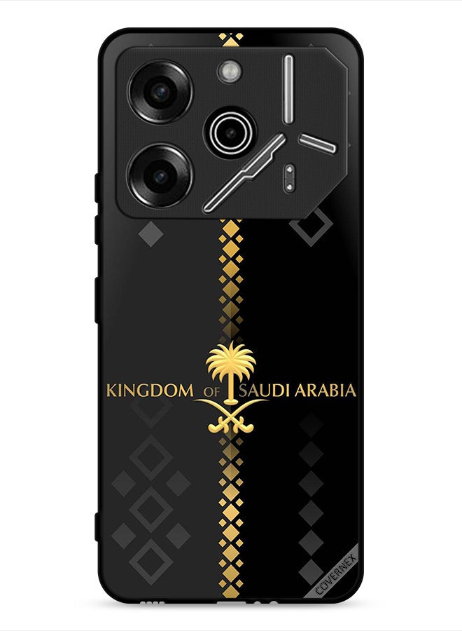 Covernex Tecno Pova 6 Pro 5G Protective Case Cover Kingdom Of Saudi Arabia Pattern - Image 1