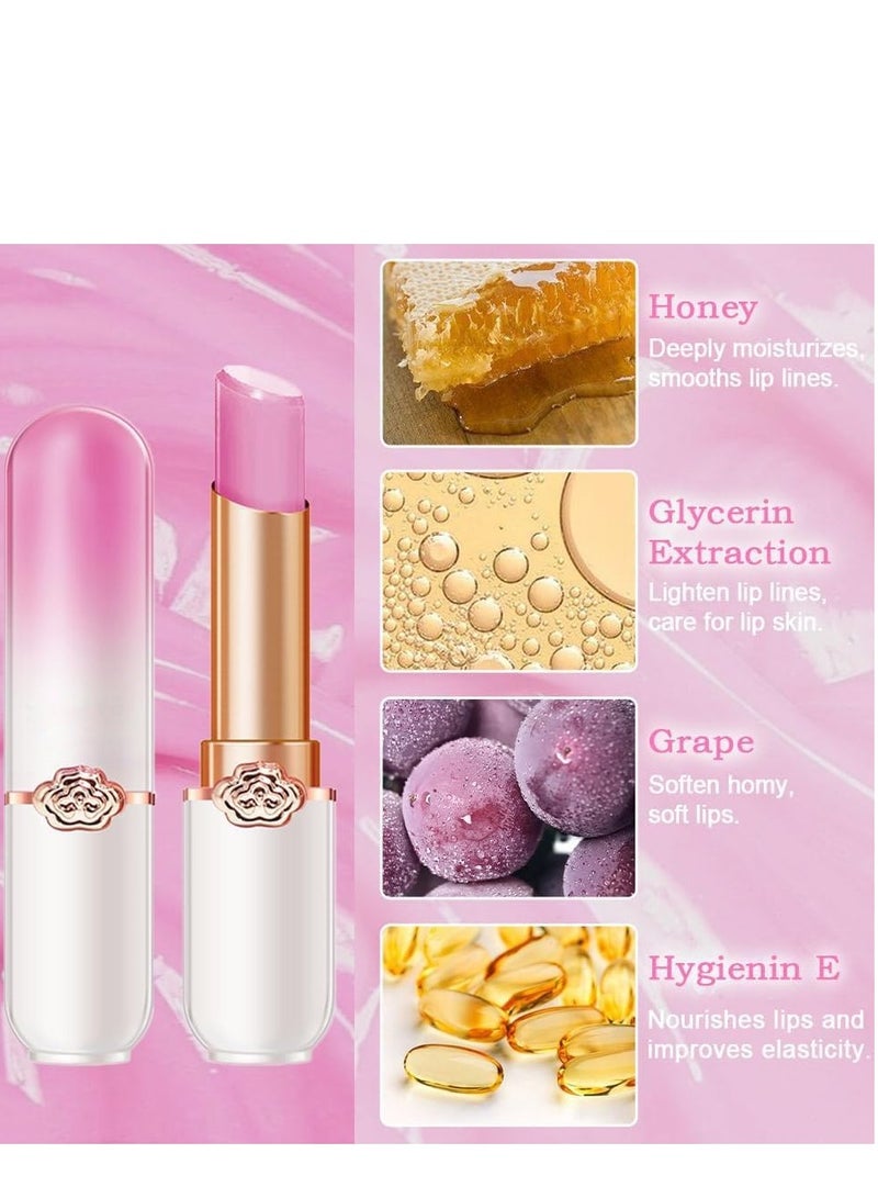Generic Mango Tinted Lip Balms, Light Pink Lip Tint Gloss, Long Lasting Waterproof Lipstick, Tint Stain Glaze Pack Lipstick for Women Girls 3g  - Image 3