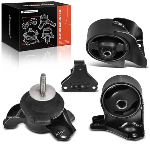 A-Premium 3PCS Front and Rear Engine Motor Mount Kit Compatible with Kia Sportage 2005-2010 & Hyundai Tucson 2005-2009, V6 2.7L, Replace# 219302E300, 219102E100 - Image 1