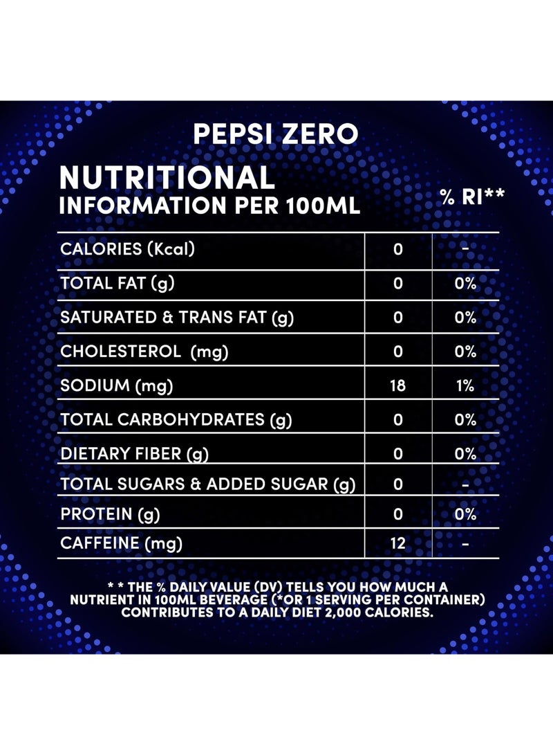 Pepsi علب مشروب غازي صفر الكربون - Image 2
