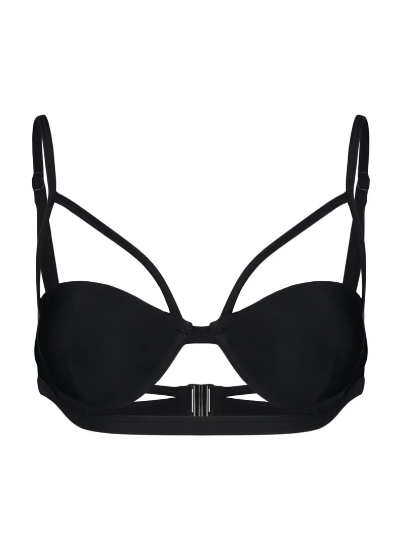 trendyol Piping Detail Bikini Top