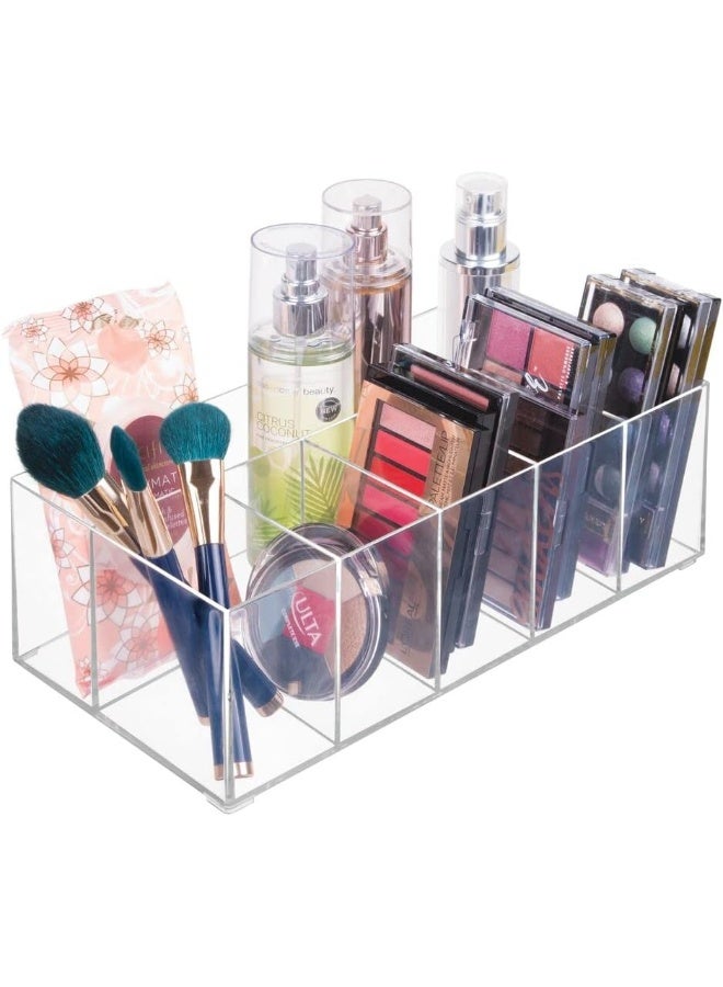 TPGP Makeup Organiser - Cupboard Organiser With 6 Compartments for Makeup Storage, Nail Polish Storage and Eyeshadow Palettes - Clear - Image 3