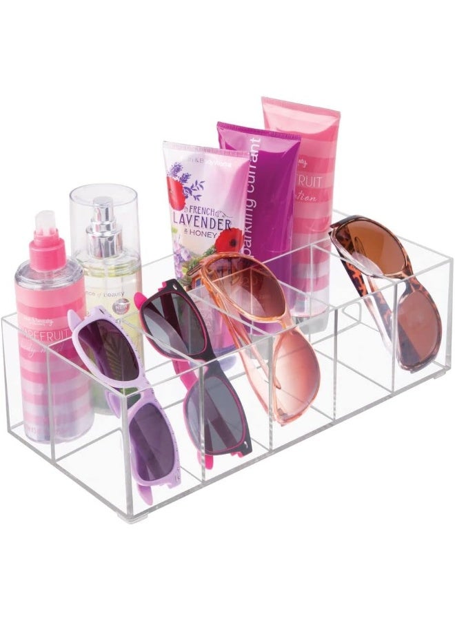 TPGP Makeup Organiser - Cupboard Organiser With 6 Compartments for Makeup Storage, Nail Polish Storage and Eyeshadow Palettes - Clear - Image 4