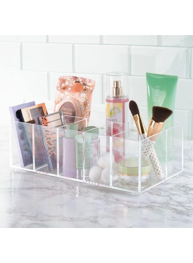TPGP Makeup Organiser - Cupboard Organiser With 6 Compartments for Makeup Storage, Nail Polish Storage and Eyeshadow Palettes - Clear - Image 2