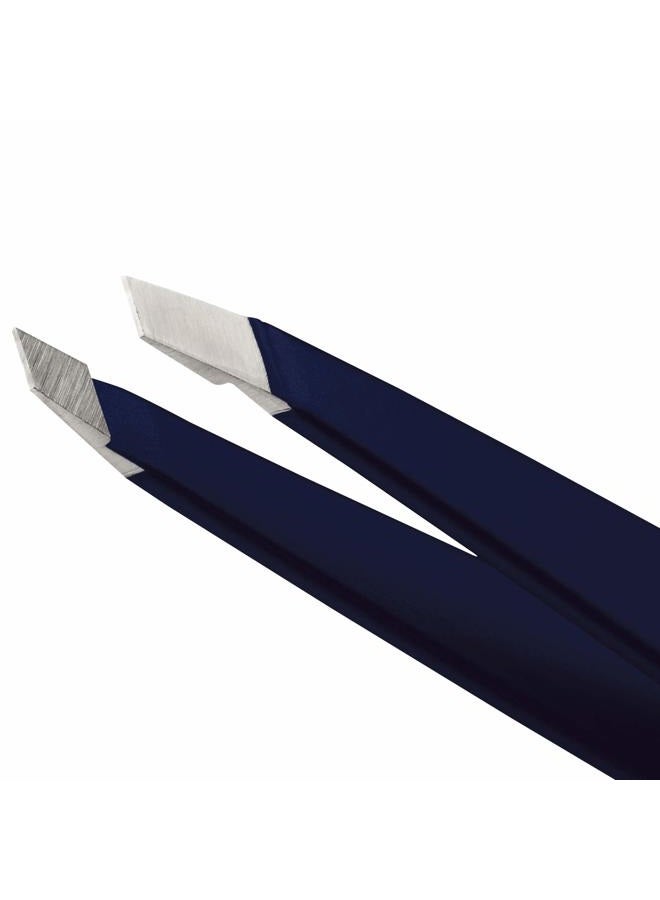 Tweezerman Exclusive Evening Blue Slant Tweezer - Hair Removal Tweezers, Stainless Steel - Image 2