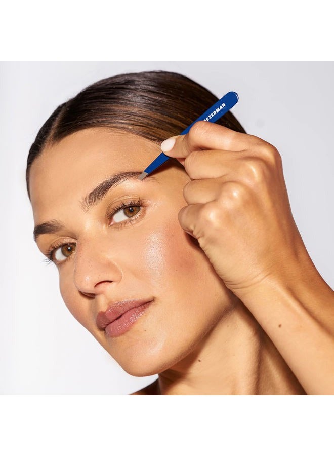 Tweezerman Exclusive Evening Blue Slant Tweezer - Hair Removal Tweezers, Stainless Steel - Image 3