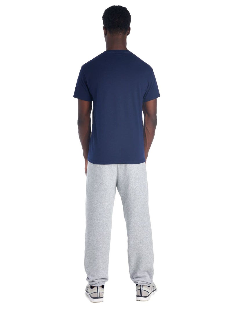 Jerzees Men's Fleece Sweatpants, Light Grey Heather, Large - Image 3