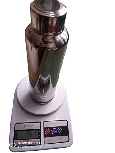 Va Sun Stainless Steel Water Bottle 900 ml Made in India by S K Metal (Plain bottle) - Image 3