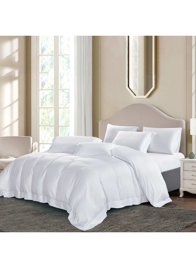 bukhamseen James Luxury Bamboo Comforter Set – 8 Pieces, King Size, Removable Filling, Ultra-Soft & Breathable - Image 1