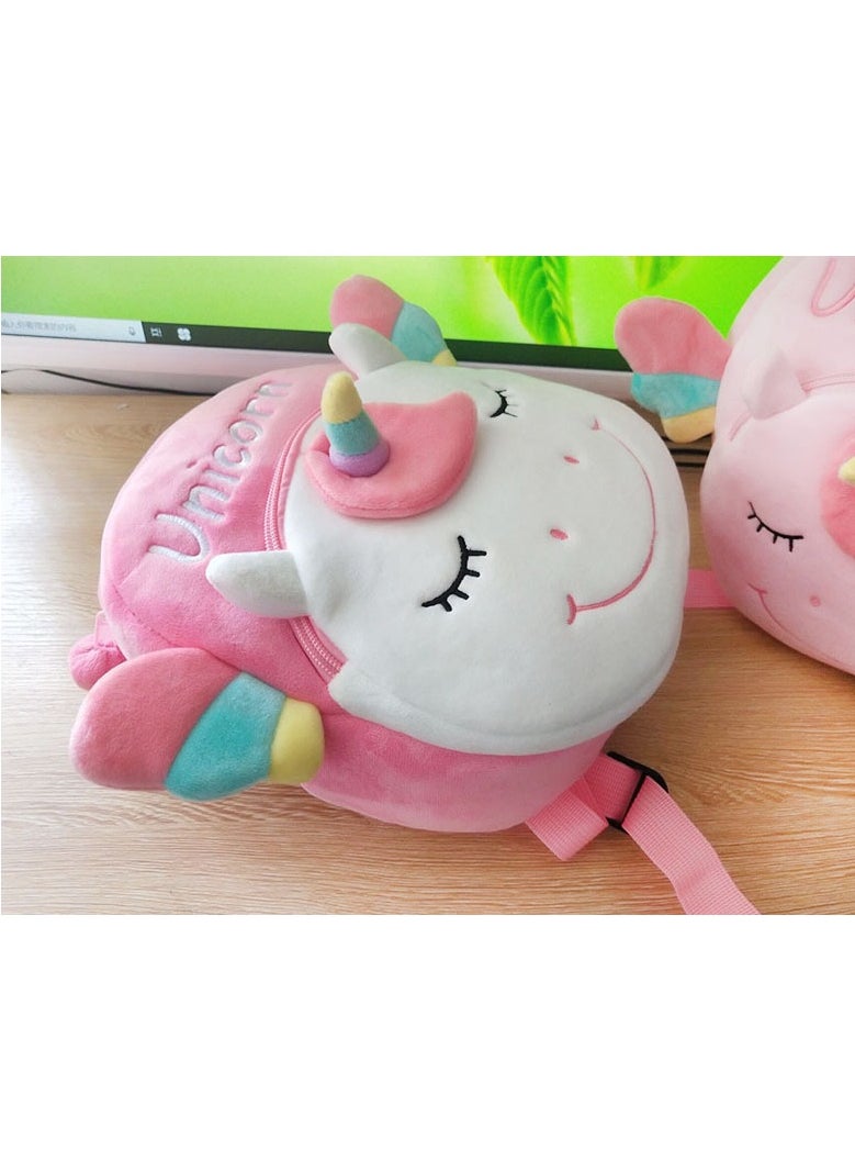 GUDOO - Kids Plush Backpack Mini Backpack for Girls Cute Toddler Backpack Toddler Bag Plush Animal Cartoon Mini Travel Bag for Baby Girl Boy 2 to 8 Years backpacks for girls toddler - Image 1