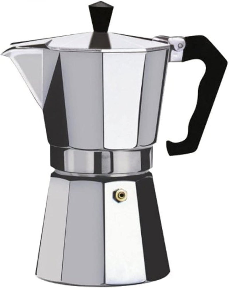 Kabalo 350ml (6-cup) Espresso Stove Top Coffee Maker - Continental Moka Percolator Pot Aluminium
