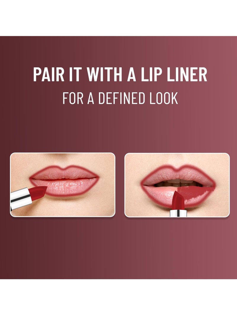 Swiss Beauty - Swiss Beauty Pure Matte Lipstick Raspberry 3.8gm - Image 1