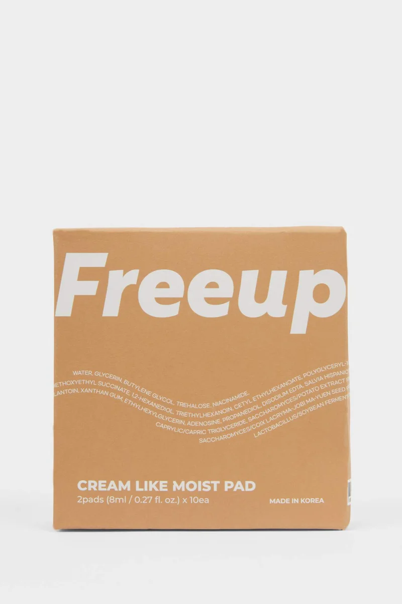ديفاكتو Free Up Cream Like Moist Pad 10 Pcs Kit 8ml – Intensive Moisturizing &amp; Soothing Single Pads