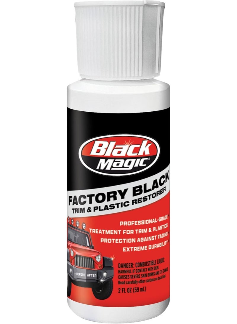Black Magic 120164 Factory Black Trim Restorer - Image 2