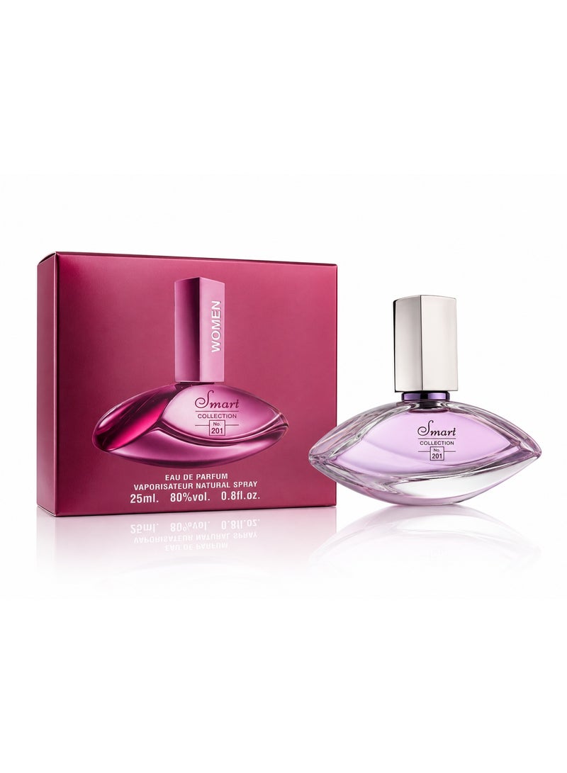 سمارت كولكشن رقم 201 ماء عطر نسائي، 25 مل، يدوم طويلاً - Image 1