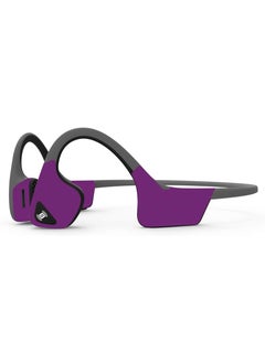 MIGHTY SKINS MightySkins Skin Compatible with Aftershokz Trekz Air Wireless - Solid Purple | Protective, Durable, and Unique Vinyl Decal Wrap Cover | Easy to Apply, Remove, and Change Styles | Made in The USA 