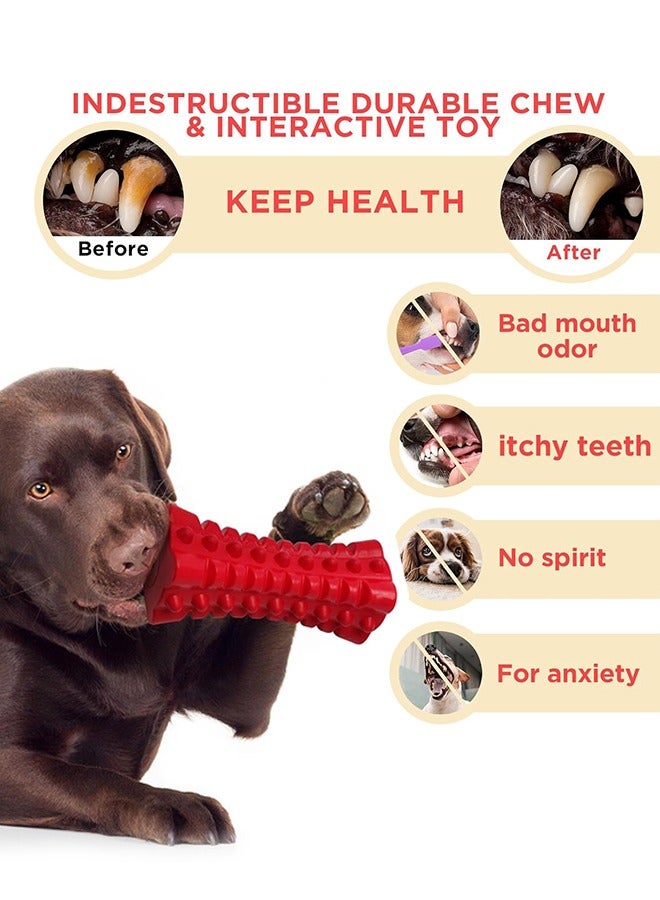 كيلا ألعاب الكلاب ألعاب مضغ الكلاب للكلاب الكبيرة ألعاب مضغ عدوانية ألعاب عصا ألعاب مضغ الجراء مع مطاط طبيعي غير سام لسلالات الكلاب الكبيرة - Image 4