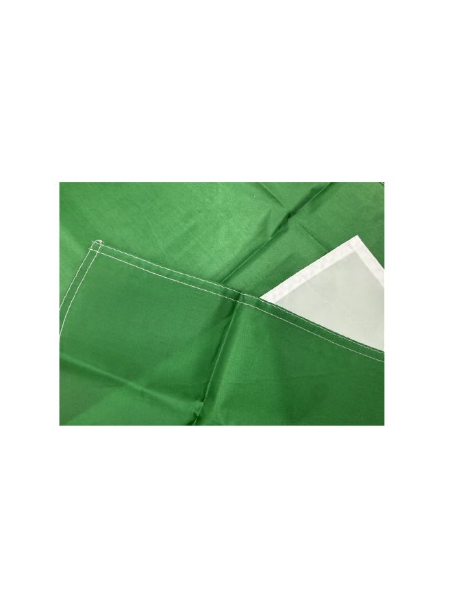 عاصفة علم عمان 90x150cm (3x5ft) 100٪ البوليستر مع النحاس grommets - Image 3