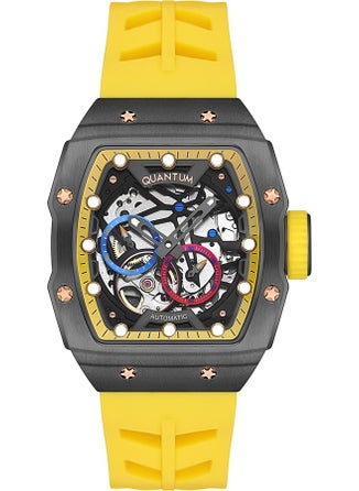 Automatic Silicone Strap Men's Wristwatch