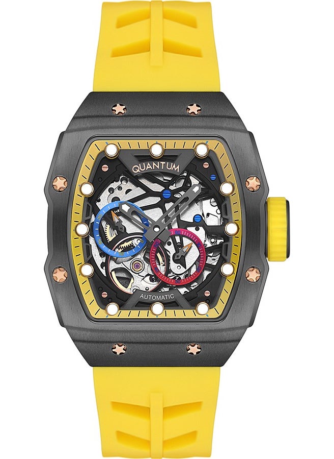 Quantum - Automatic Silicone Strap Men's Wristwatch - Image 1
