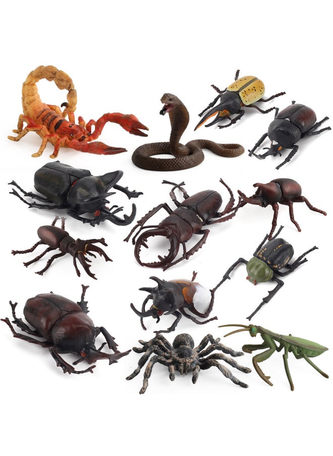 Generic - A Variety Of Simulation Insect Model Animal Decoration Sand Table Scene Science And Education Cognitive Animal Model-Color:PL127-660 Spade Armor 15g - Image 1