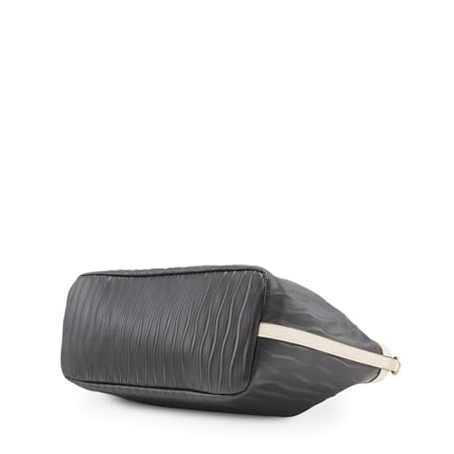 Caprese Shyla Satchel, Black-Large | Sleek Solid Designed Shoulder Bag for Women with Adjustable Sling Strap | Spacious Compartments | Perfect for Casual/Party & Daily Use - Image 5